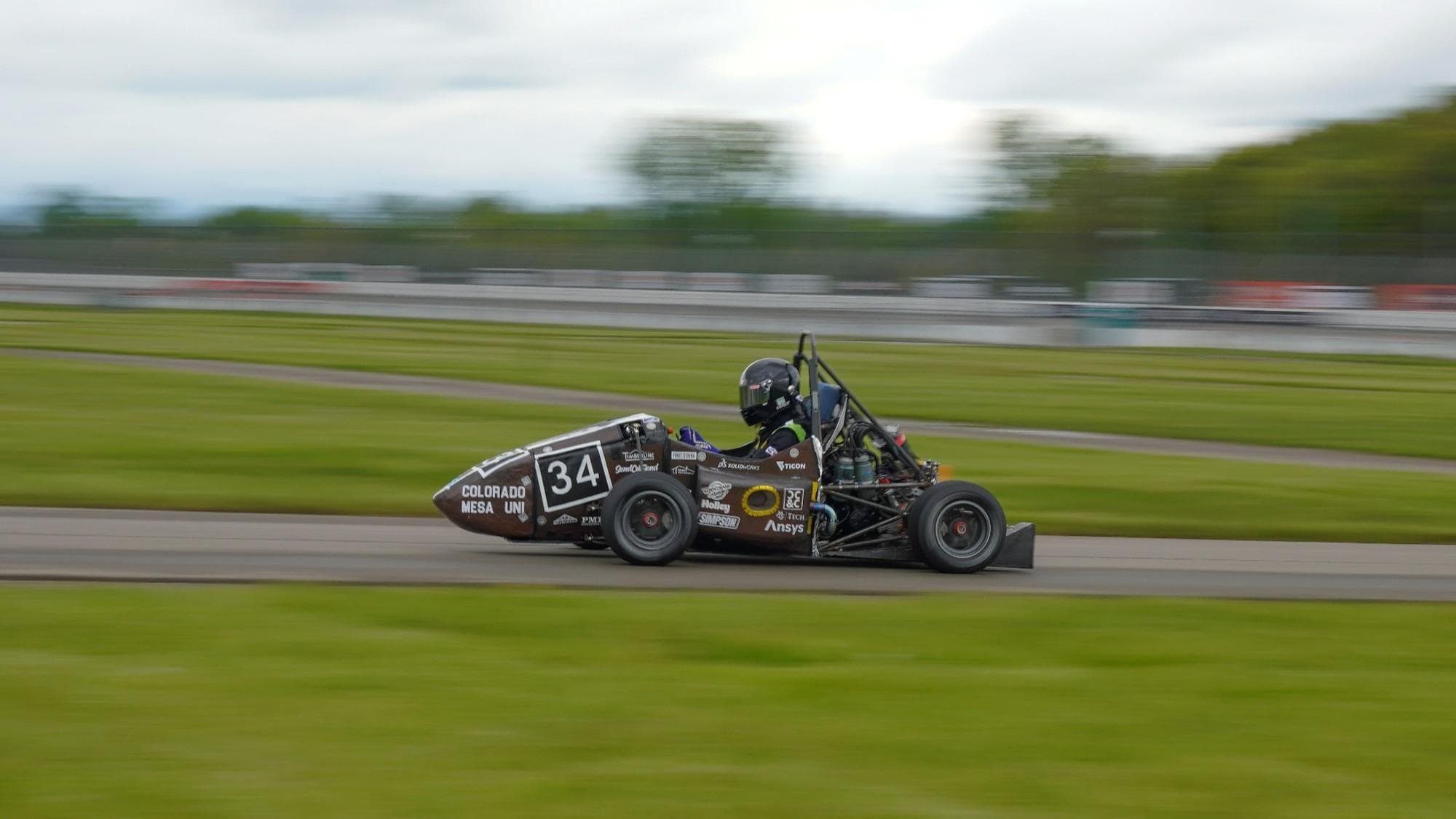 Mesa Motorsports during the 2024 FSAE Michigan Endurance event.